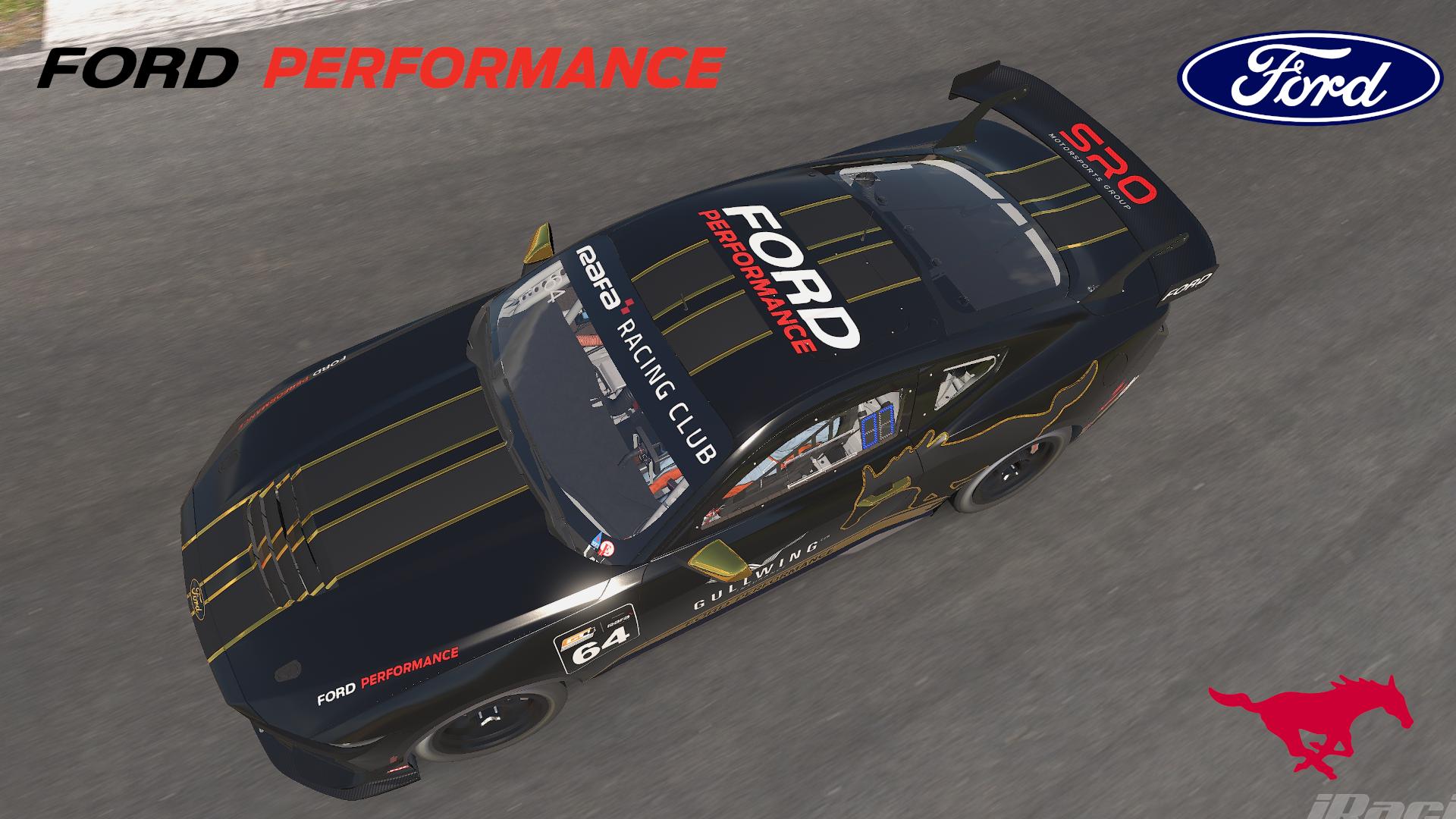 Preview of Ford Mustang GT4 - Black & Gold by Brian Mccaig