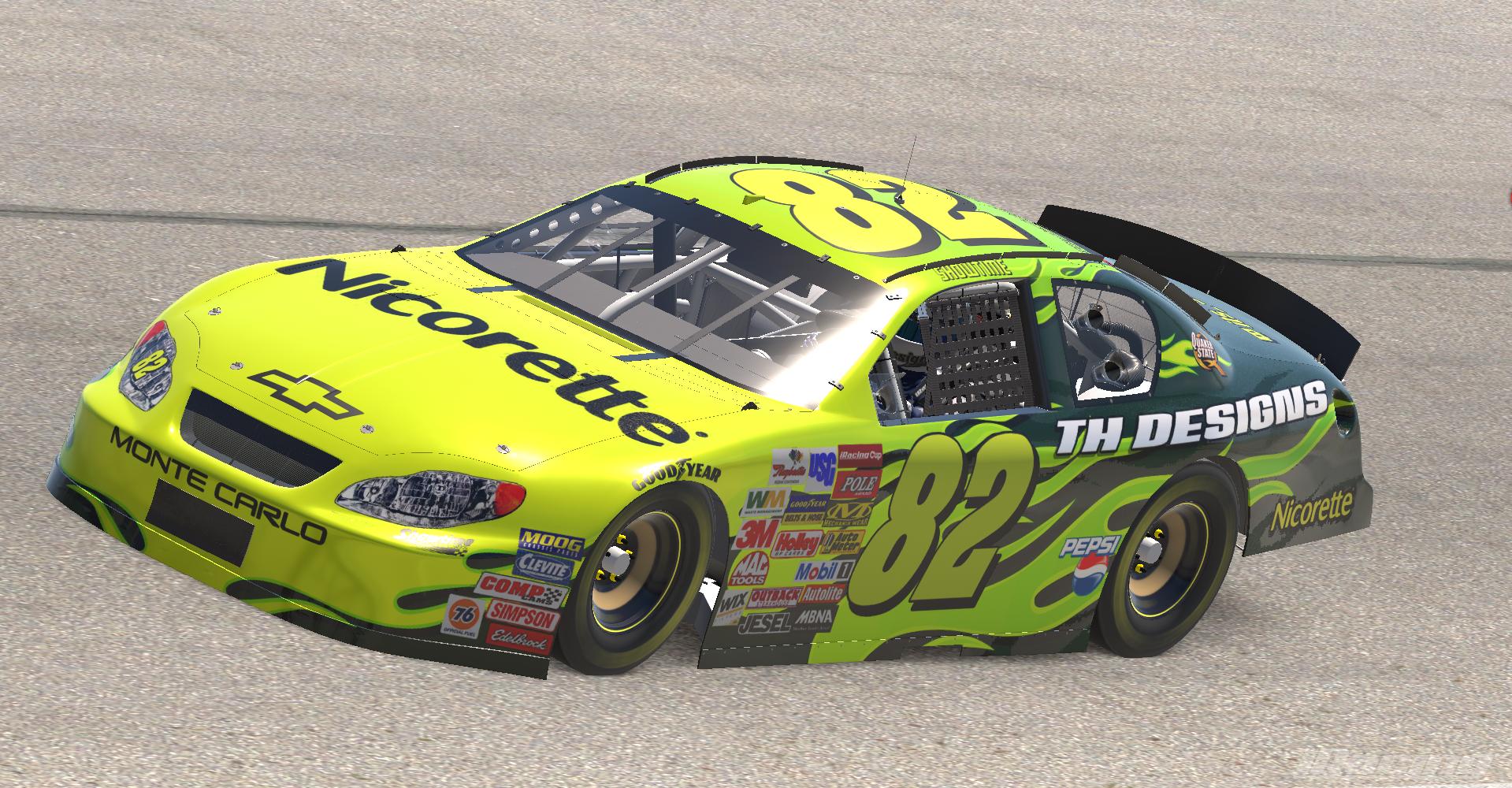 Preview of #82 - Aidan Donohue - Nicorette (Jeff Gordon Inspired) - FedEx Racing League - 2025/2026 by Teejay Handley