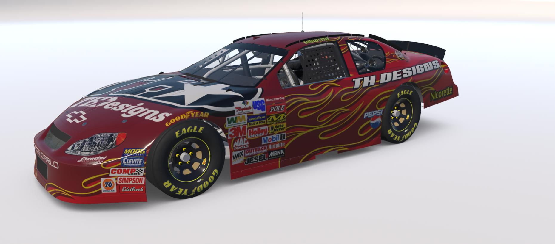 Preview of SimStamp - Aidan Donohue - TH Designs (Jeff Gordon Inspired) - FedEx Racing League - 2025/2026 by Teejay Handley