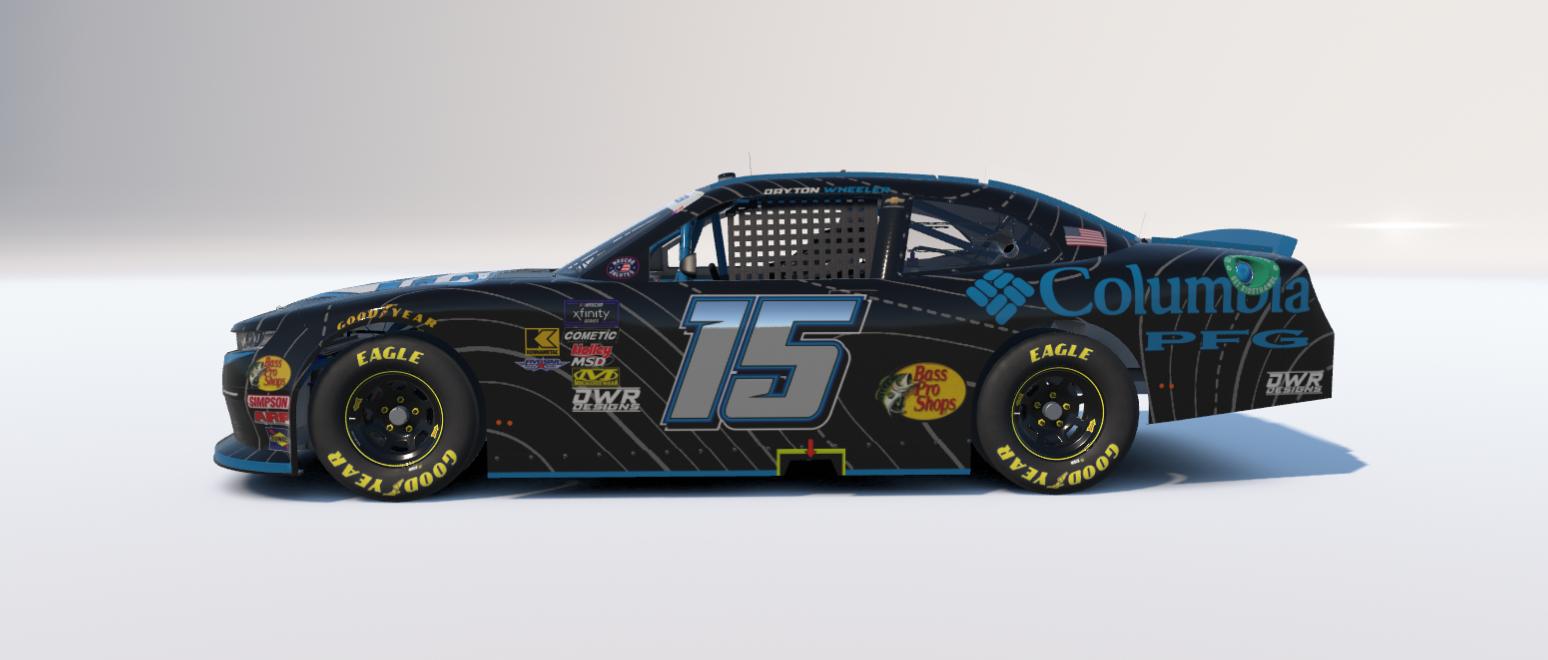 Preview of #15 XFINITY BANNER COLUMBIA PFG by Dayton Wheeler