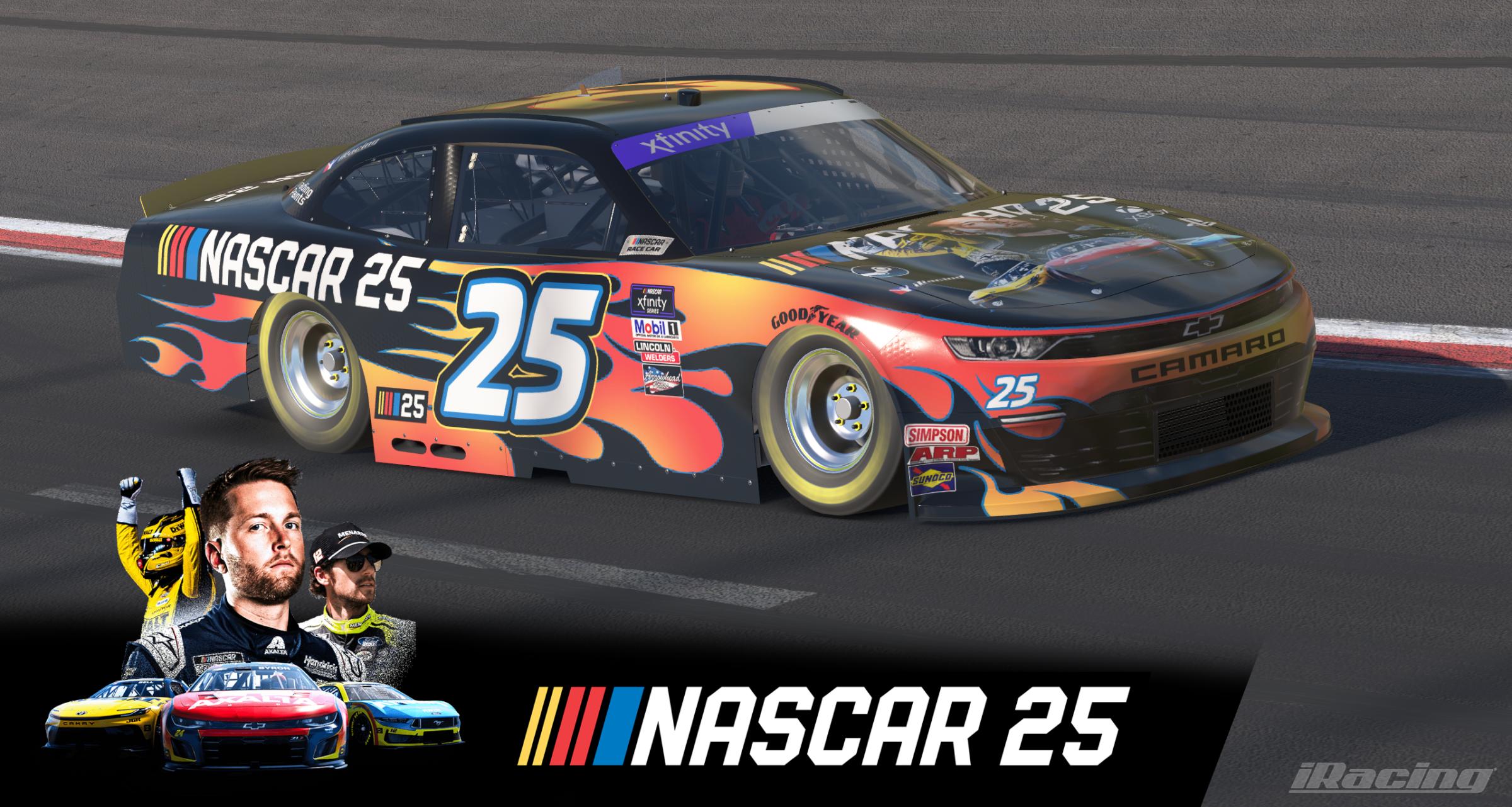Preview of NASCAR 25 Xfinity Camaro by James Budd