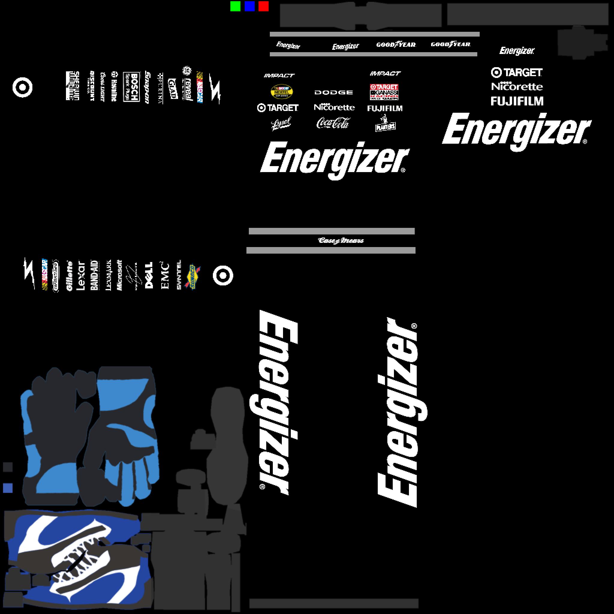 Preview of Casey Mears 2005 Energizer / Target Firesuit 2005 UAW-DaimlerChrysler 400  by Brenden Broberg