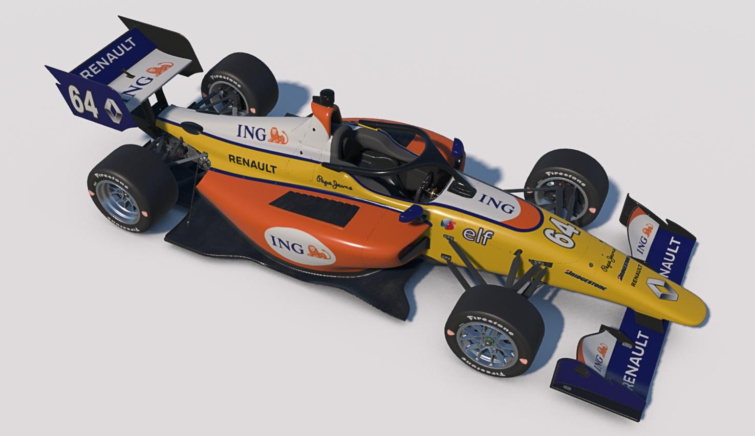 Dallara IL15 Renault R28 theme by Martin Lanza - Trading Paints