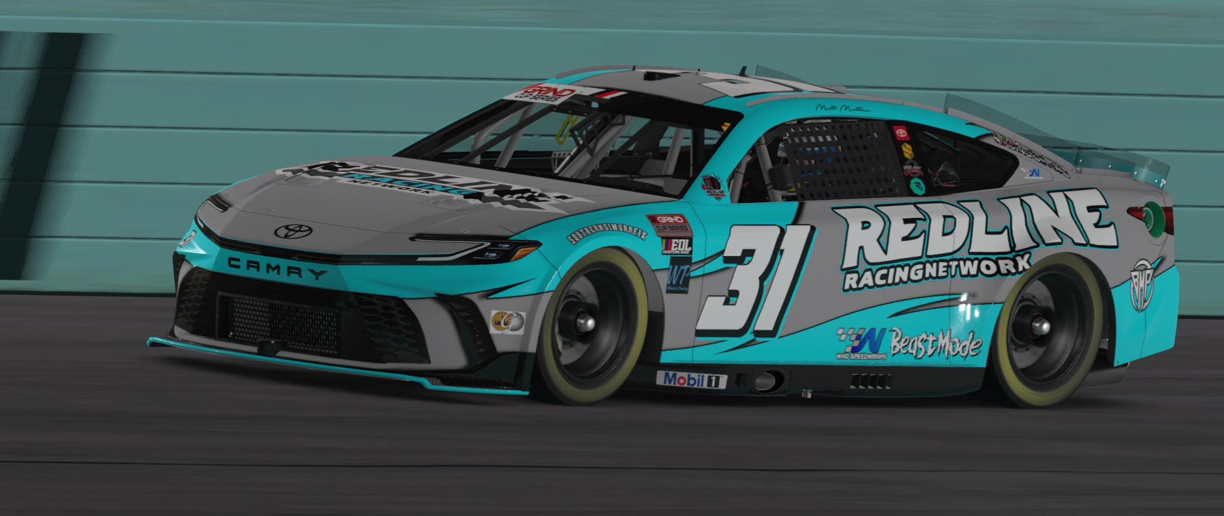 Preview of Blue/Grey Redline Racing Network Toyota Camry by Trey W.