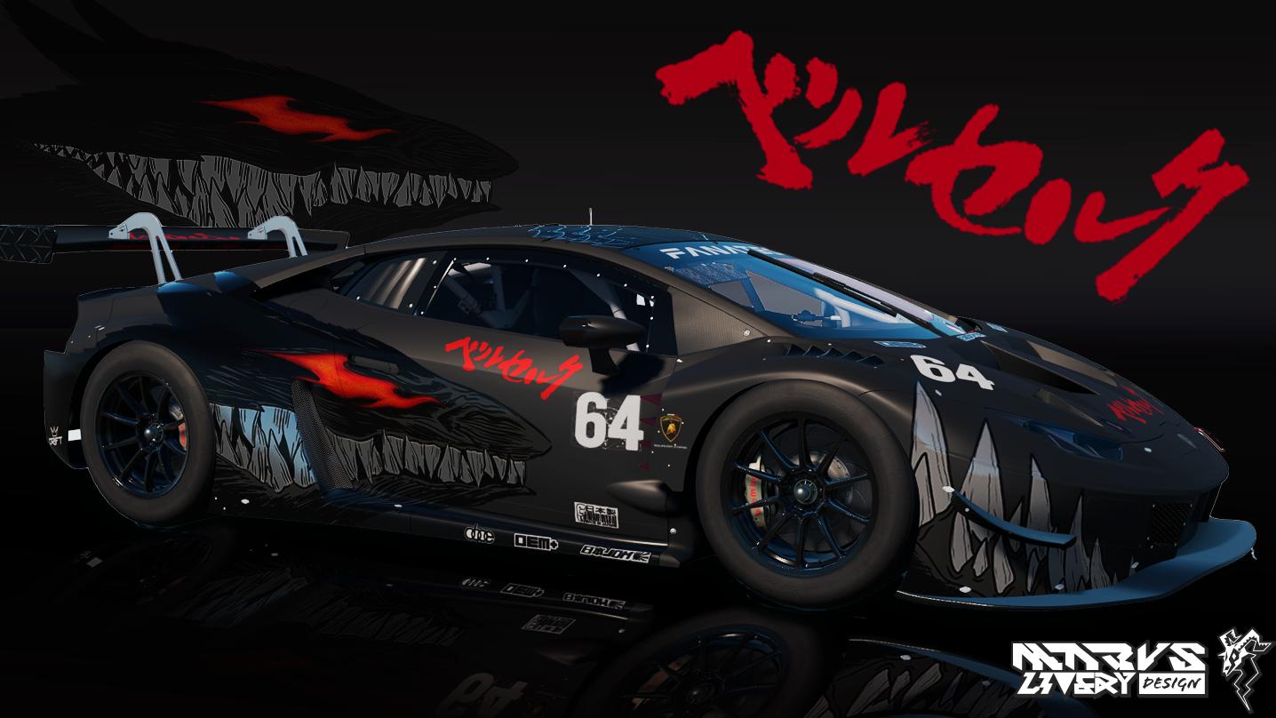 Preview of BERSERK Dark Beast Lamborghini EVO GT3 by Mabus T.