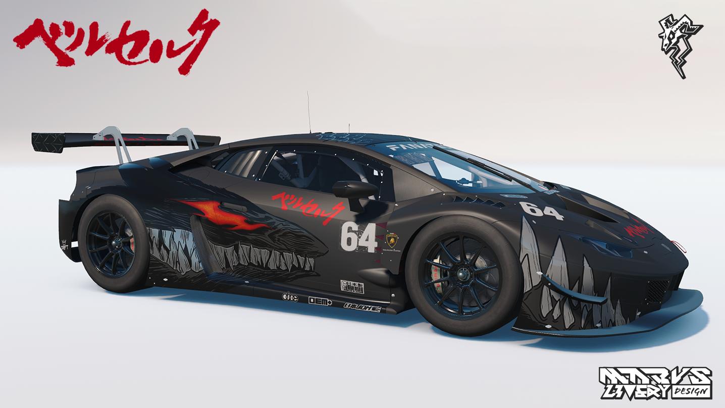 Preview of BERSERK Dark Beast Lamborghini EVO GT3 by Mabus T.