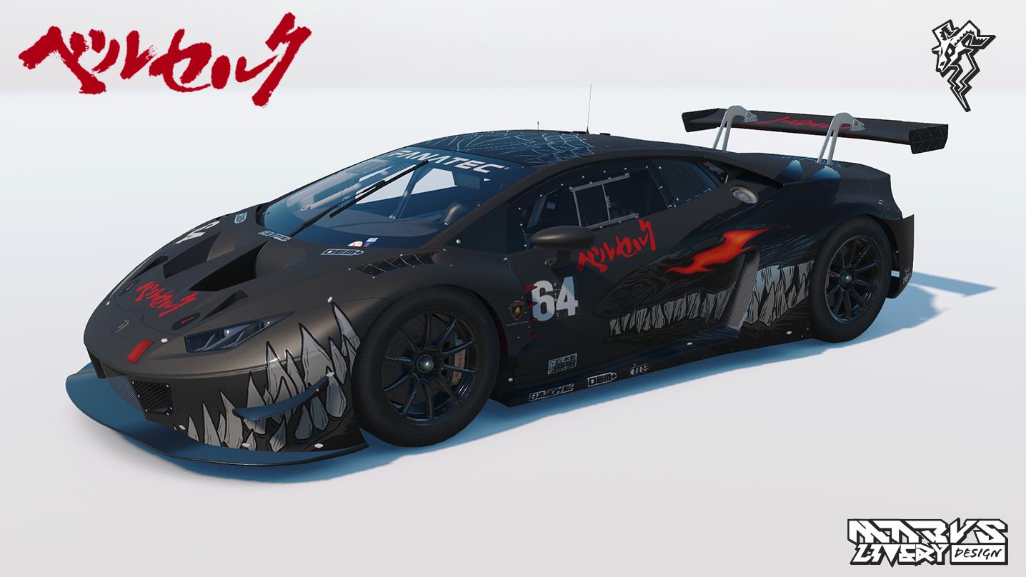 Preview of BERSERK Dark Beast Lamborghini EVO GT3 by Mabus T.