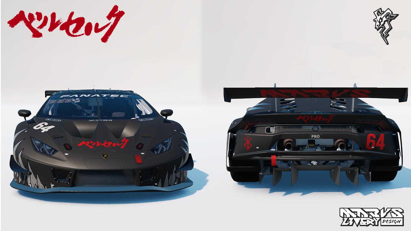 Preview of BERSERK Dark Beast Lamborghini EVO GT3 by Mabus T.