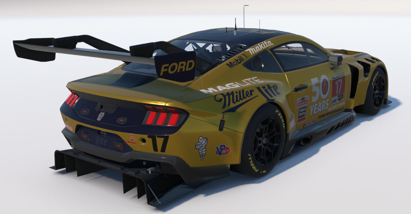 Preview of Miller Lite 50 Years Ford Mustang GT3 by Ronald Lawson2