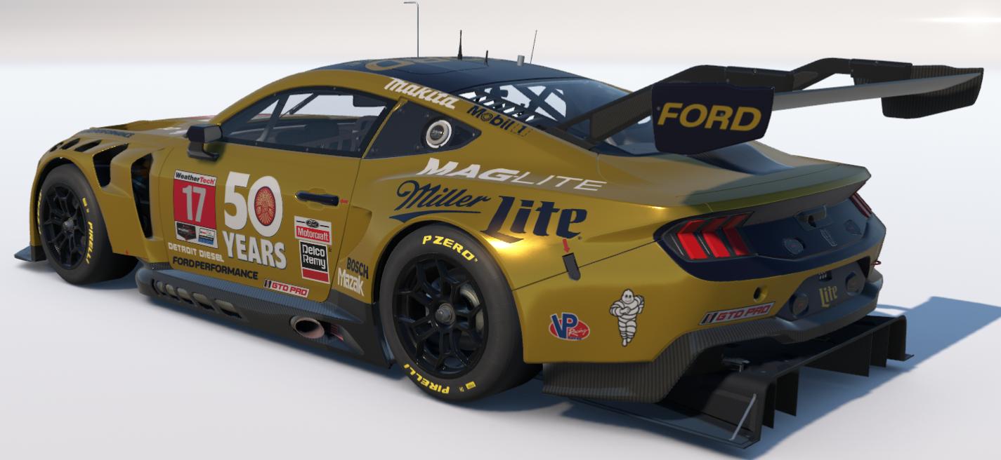 Preview of Miller Lite 50 Years Ford Mustang GT3 by Ronald Lawson2