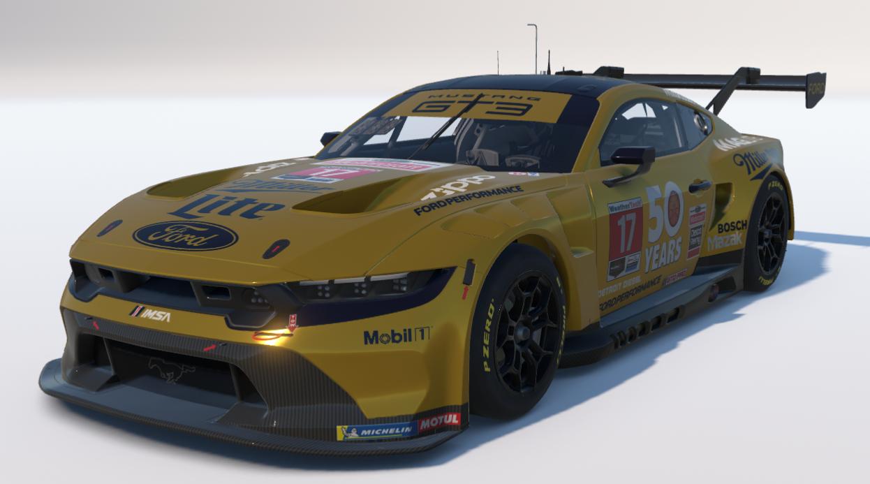 Preview of Miller Lite 50 Years Ford Mustang GT3 by Ronald Lawson2