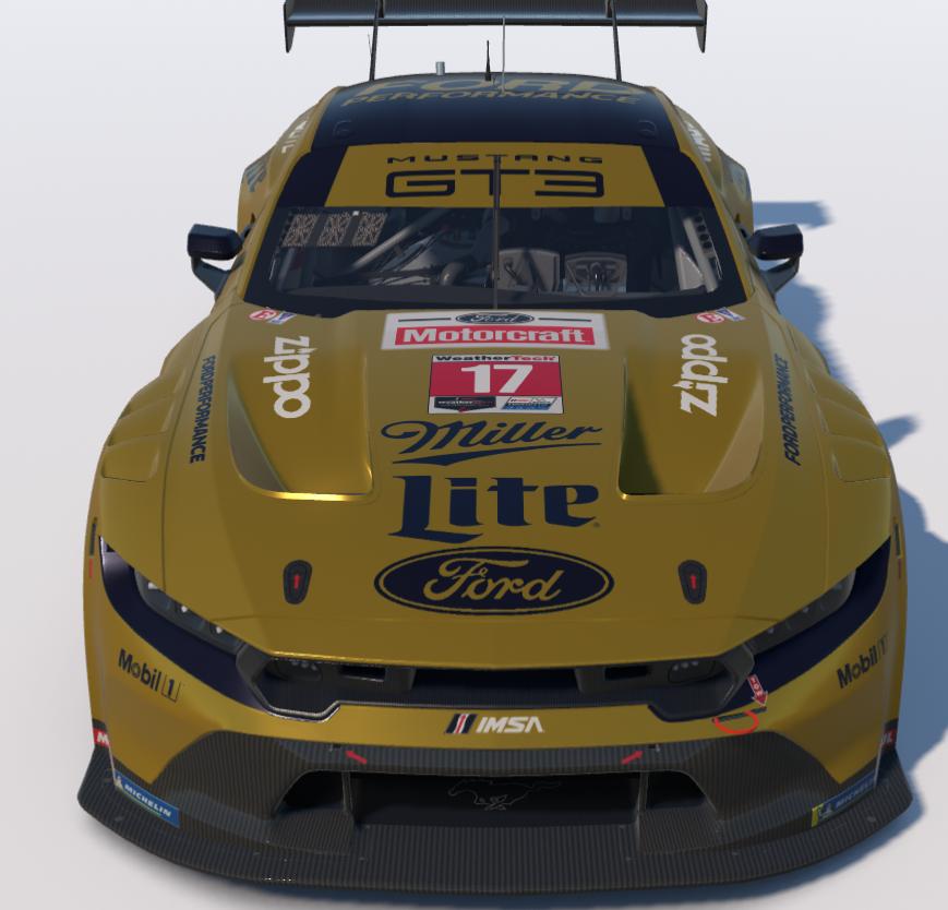 Preview of Miller Lite 50 Years Ford Mustang GT3 by Ronald Lawson2