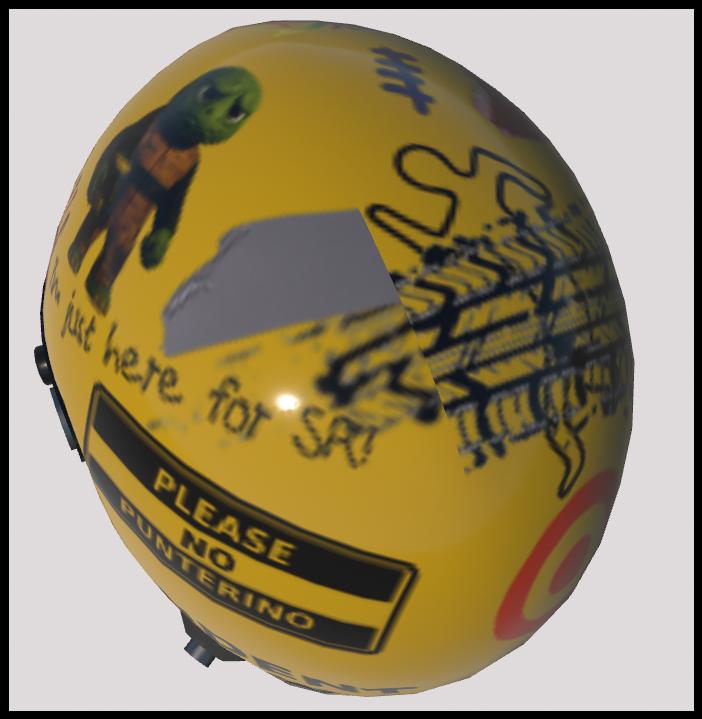 Preview of Student Driver - Custom Livery for Trevor Evans - Driver Helmet by Jeremy Kerr