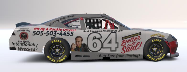 Preview of XFINITY Saul Goodman Toyota Supra by Greg B Clark