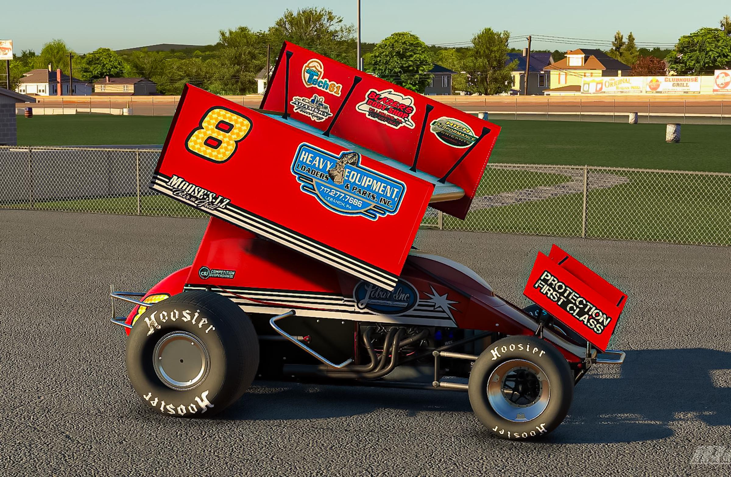 Preview of 2025 Brock Zearfoss #8- Red Car by Christopher Hockley