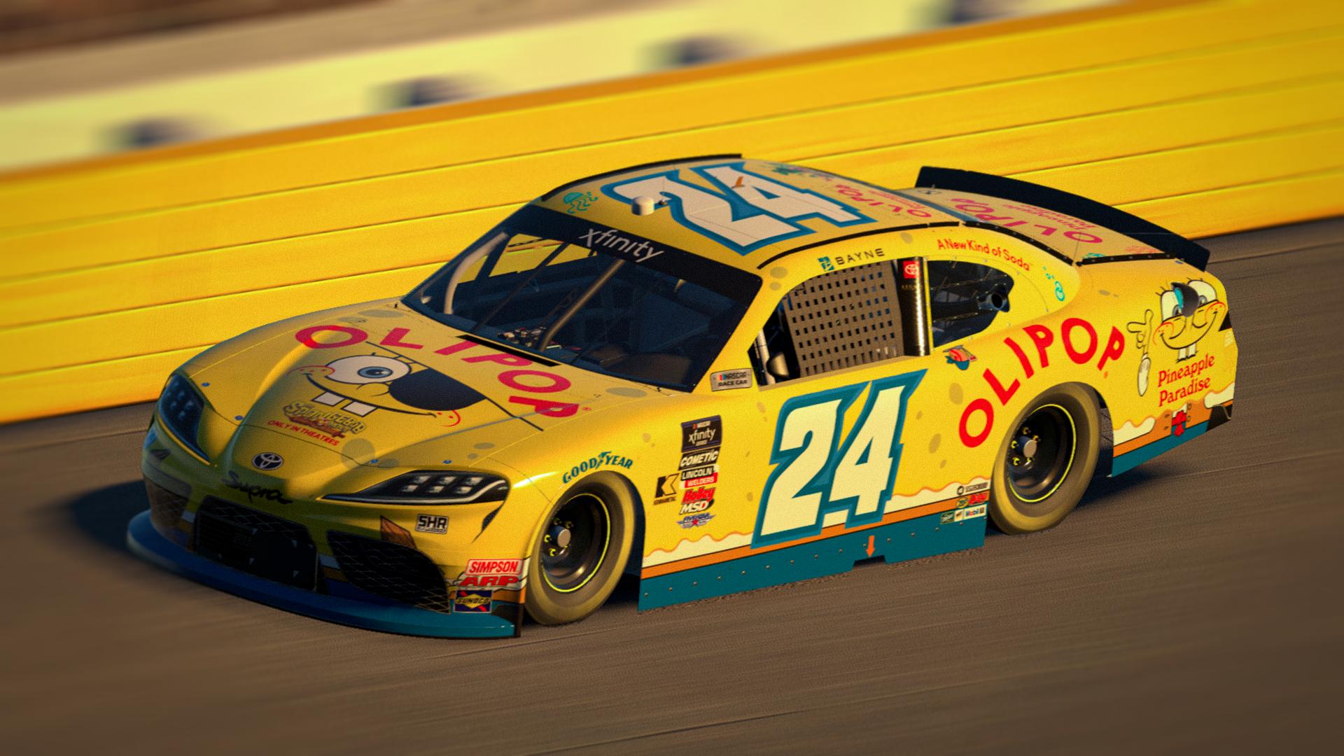 Preview of 2025 #24 Trevor Bayne Olipop / SpongeBob by Roberto Ramirez