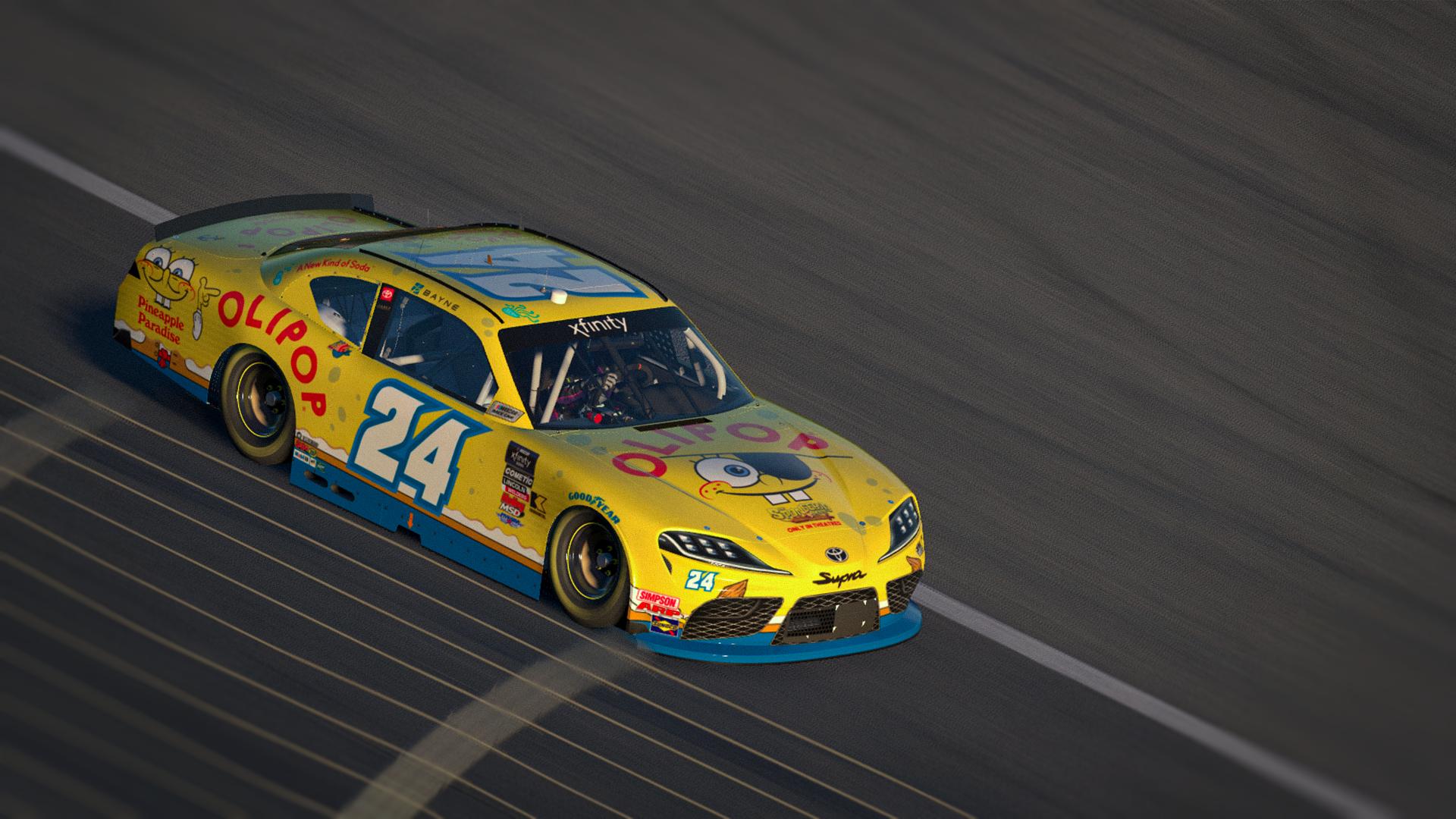 Preview of 2025 #24 Trevor Bayne Olipop / SpongeBob by Roberto Ramirez