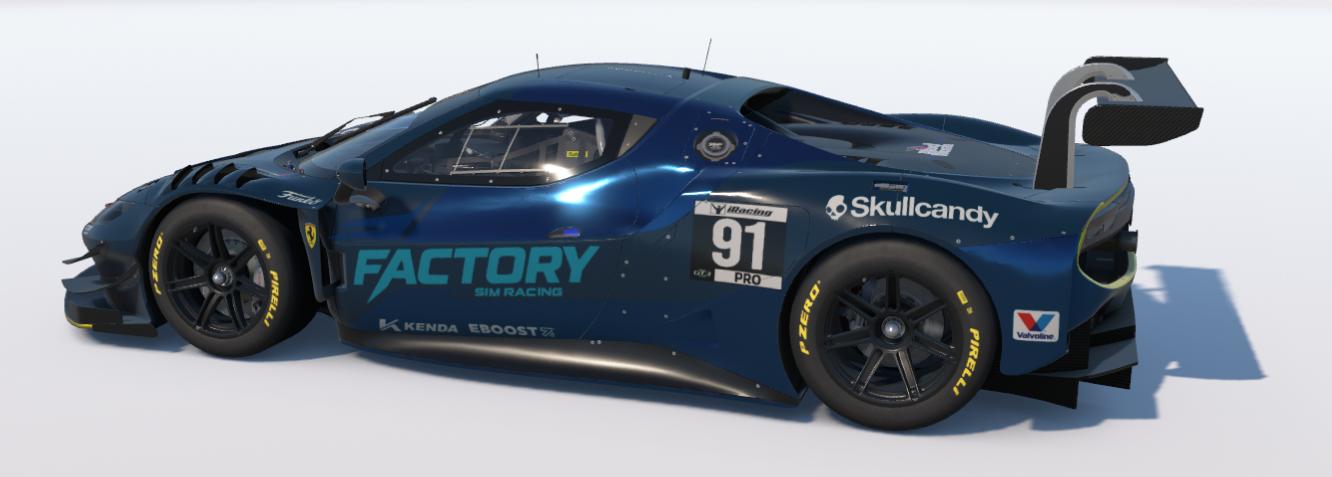 Preview of Blue Steel Ferrari Factory Sim Racing by Jordyn P.