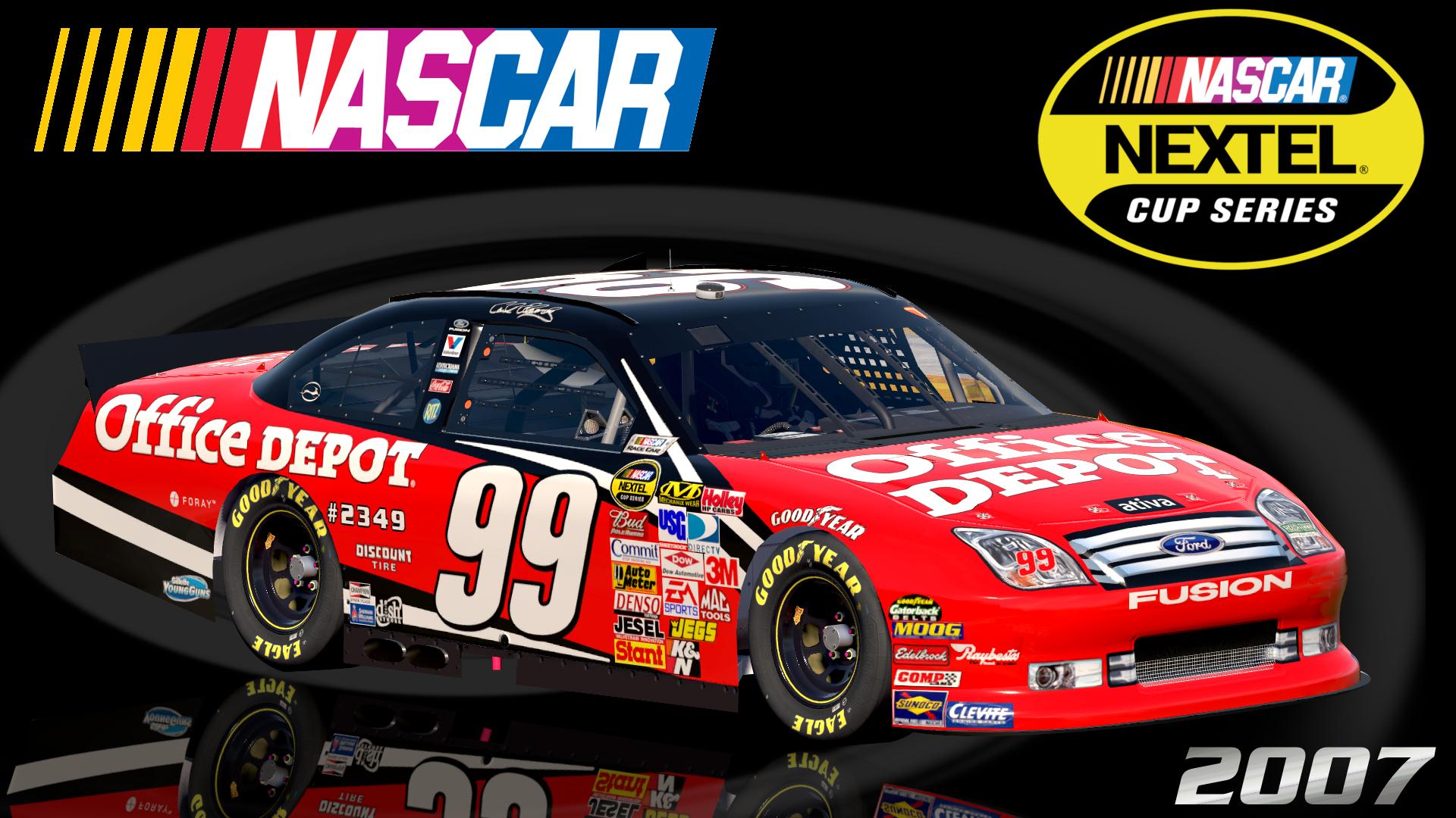 Preview of #99 Carl Edwards 2007 Office Depot Ford Fusion COT by Christian Budd