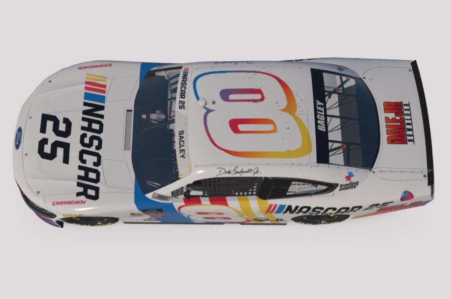 Preview of Dale Jr. NASCAR 25 Fantasy Scheme by Miles Bagley