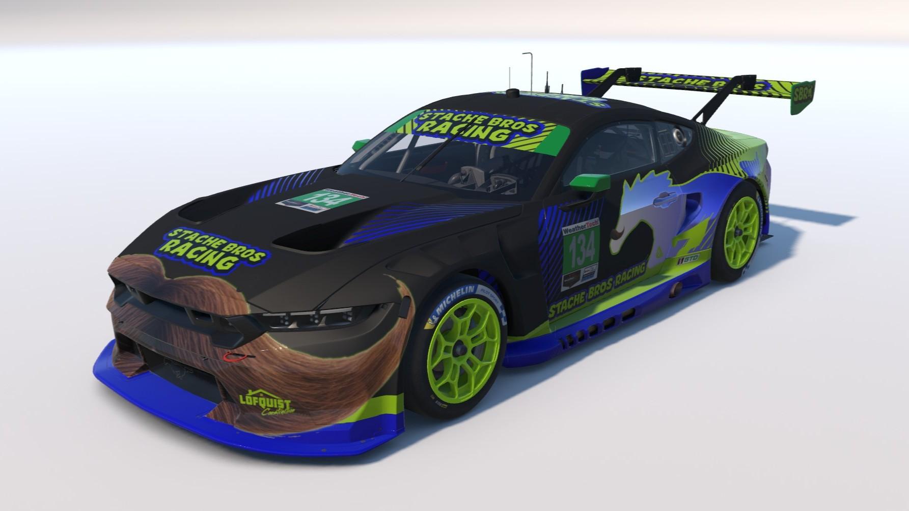 Preview of IMSA GTD Stache Bros Racing Ford Mustang GT3 by Mike Lofquist2