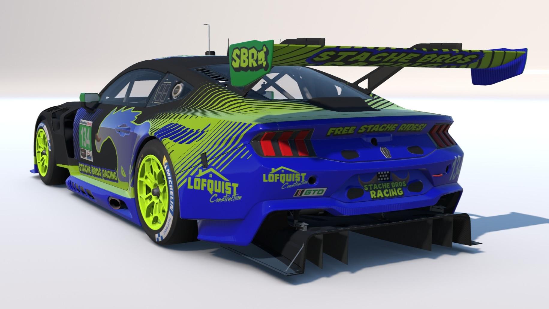Preview of IMSA GTD Stache Bros Racing Ford Mustang GT3 by Mike Lofquist2
