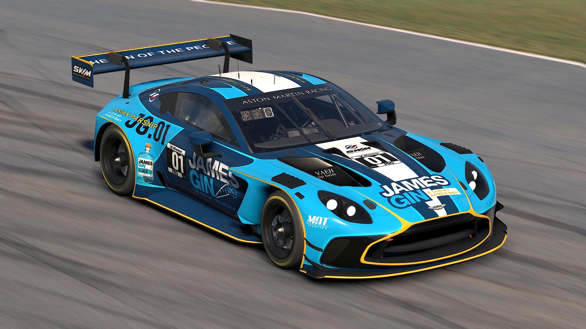Preview of James Gin Aston Martin Vantage GT3 Evo by Matthew A Tomelleri