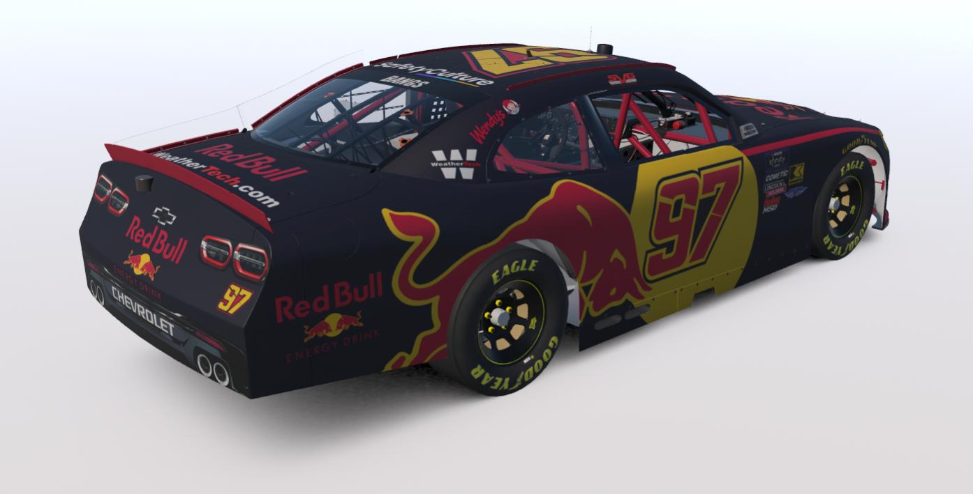 Preview of Shane Van Gisbergen Fictional Red Bull XFinity Chevrolet Camaro (No Number) by Will Bangs
