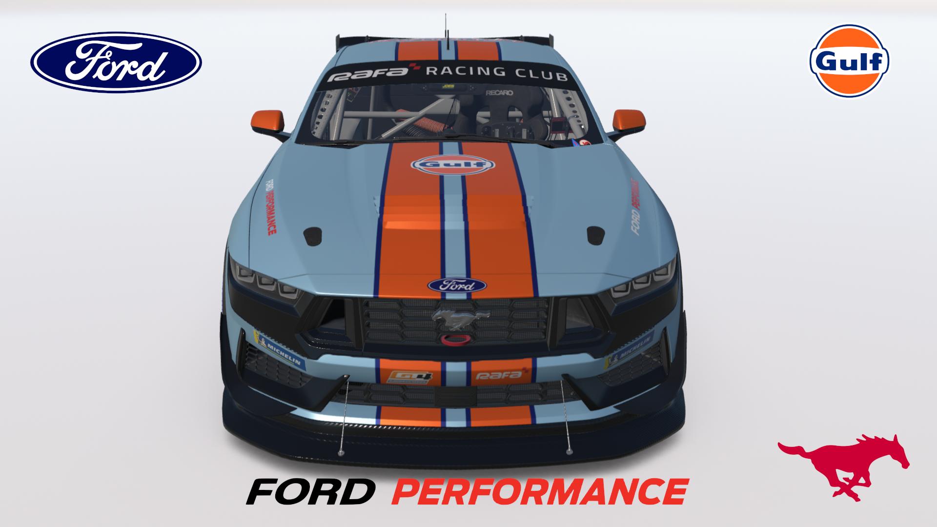 Preview of Ford Mustang GT4 Gulf by Brian Mccaig