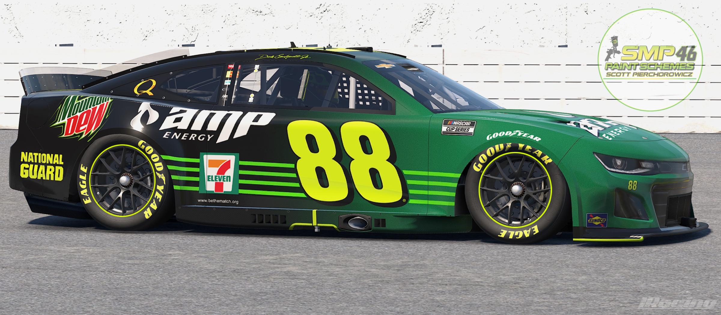 Preview of Dale Earnhardt Jr. Amp Energy/National Guard Concept fictional by Scott Pierchorowicz