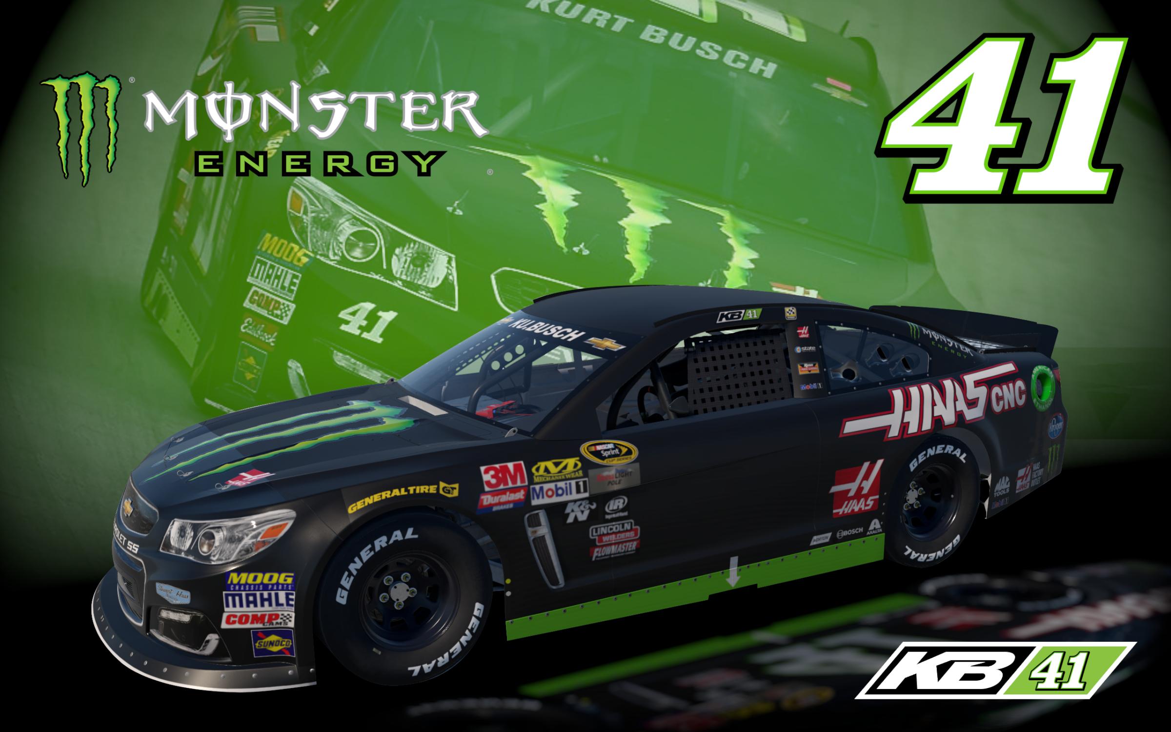 Preview of NO# Kurt Busch 2016 Monster / Haas ARCA Chevy SS by Nathaniel O.