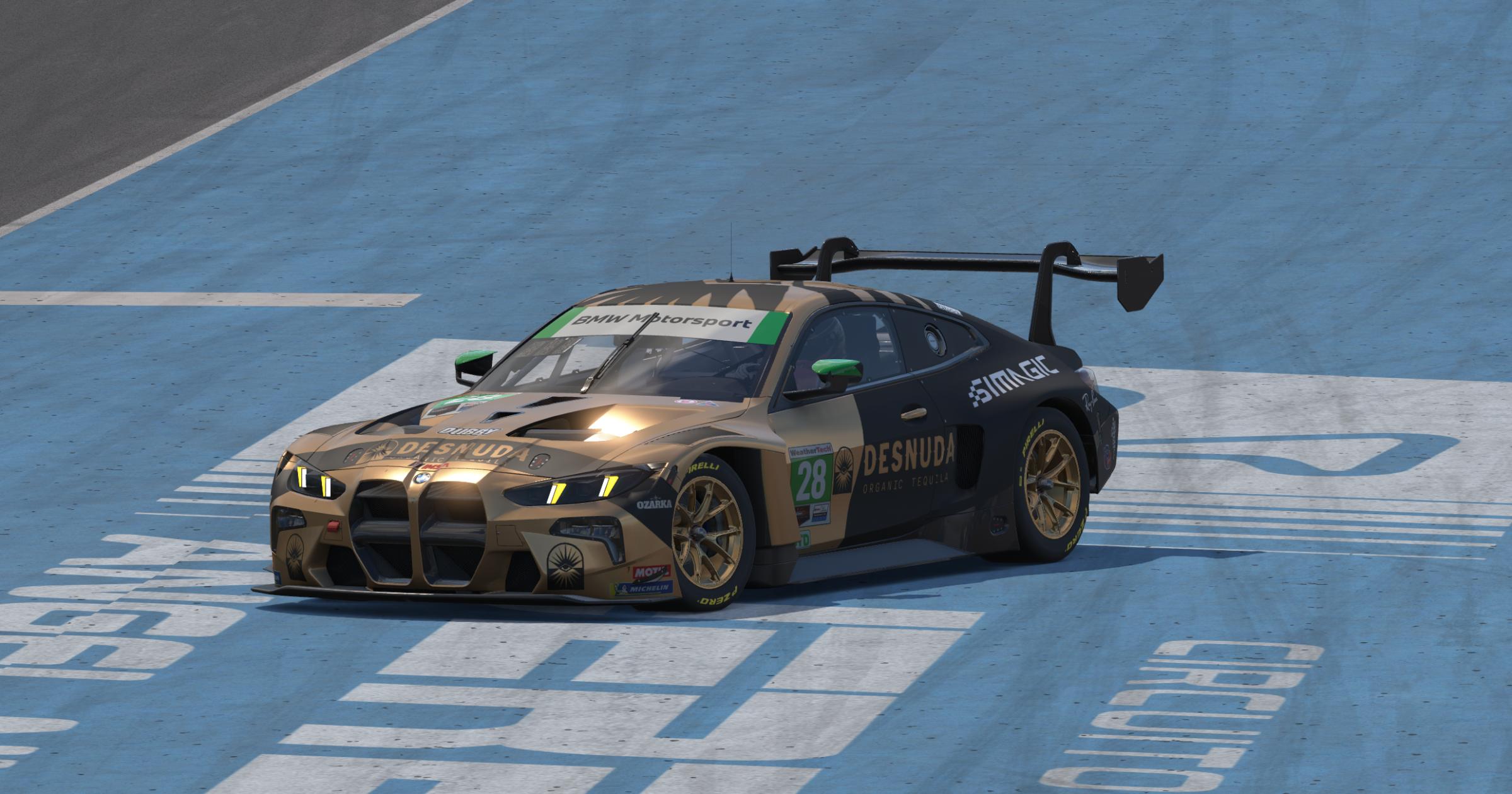 Preview of BMW M4 GT3 EVO Desnuda Tequila Fictional NO # by Joseph R Davis