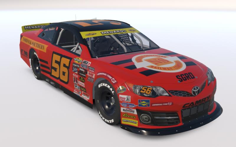 Preview of SGRD Commission - Norfolk Southern Retro ARCA Camry (Custom 56) by Samuel Greene