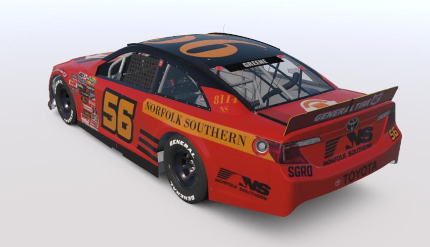 Preview of SGRD Commission - Norfolk Southern Retro ARCA Camry (Custom 56) by Samuel Greene