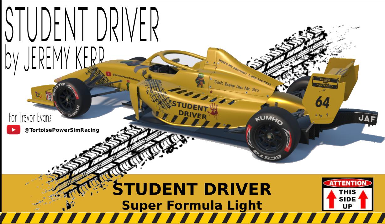 Preview of Student Driver - Custom Livery for Trevor Evans - SF Lights by Jeremy Kerr