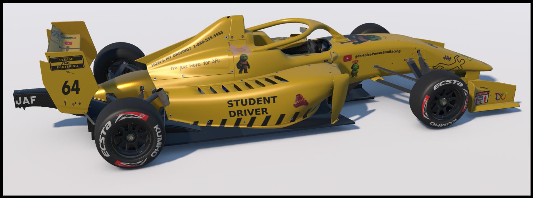 Preview of Student Driver - Custom Livery for Trevor Evans - SF Lights by Jeremy Kerr