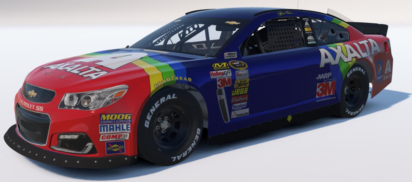 Preview of Jeff Gordon Axalta Throwback No Number by James Broseker