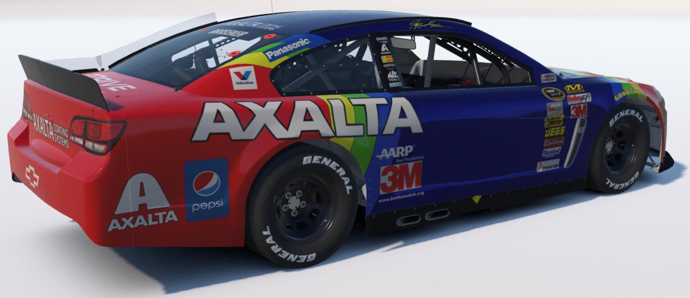 Preview of Jeff Gordon Axalta Throwback No Number by James Broseker