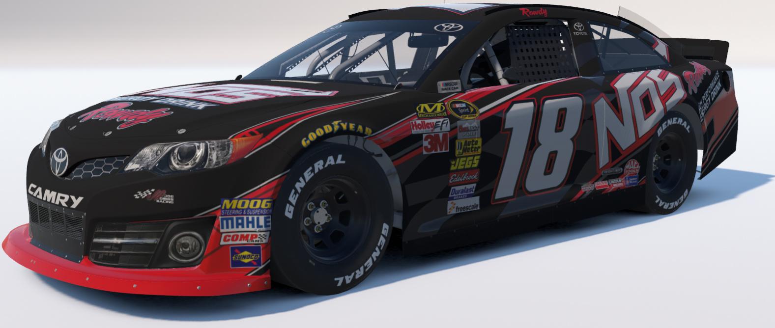 Preview of Kyle Busch NOS Rowdy Toyota Camry by James Broseker