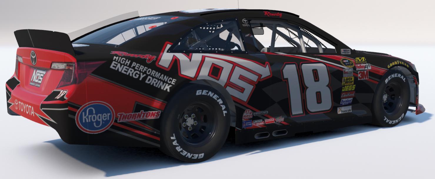 Preview of Kyle Busch NOS Rowdy Toyota Camry by James Broseker