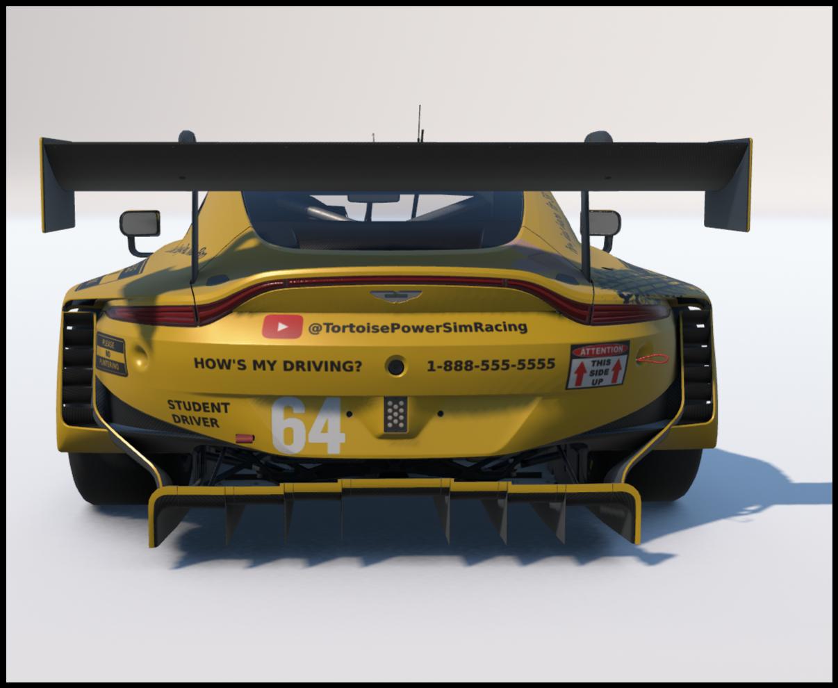 Preview of Student Driver - Custom Livery for Trevor Evans - Aston Martin GT3 by Jeremy Kerr