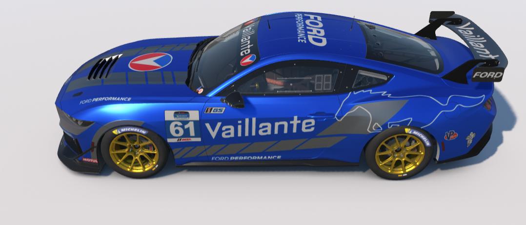 Preview of Mustang gt4 Vaillante blue by Marcellus Breuning
