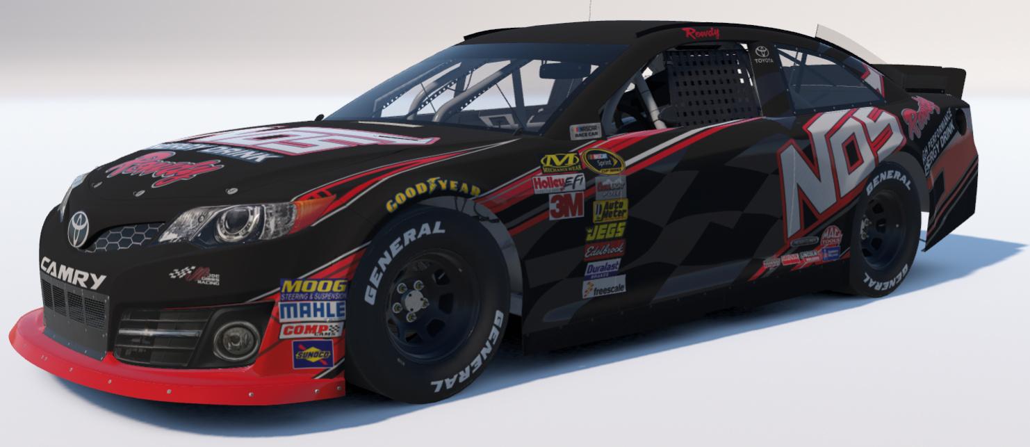 Preview of AARCA Kyle Busch NOS Rowdy No Number Toyota Camry by James Broseker