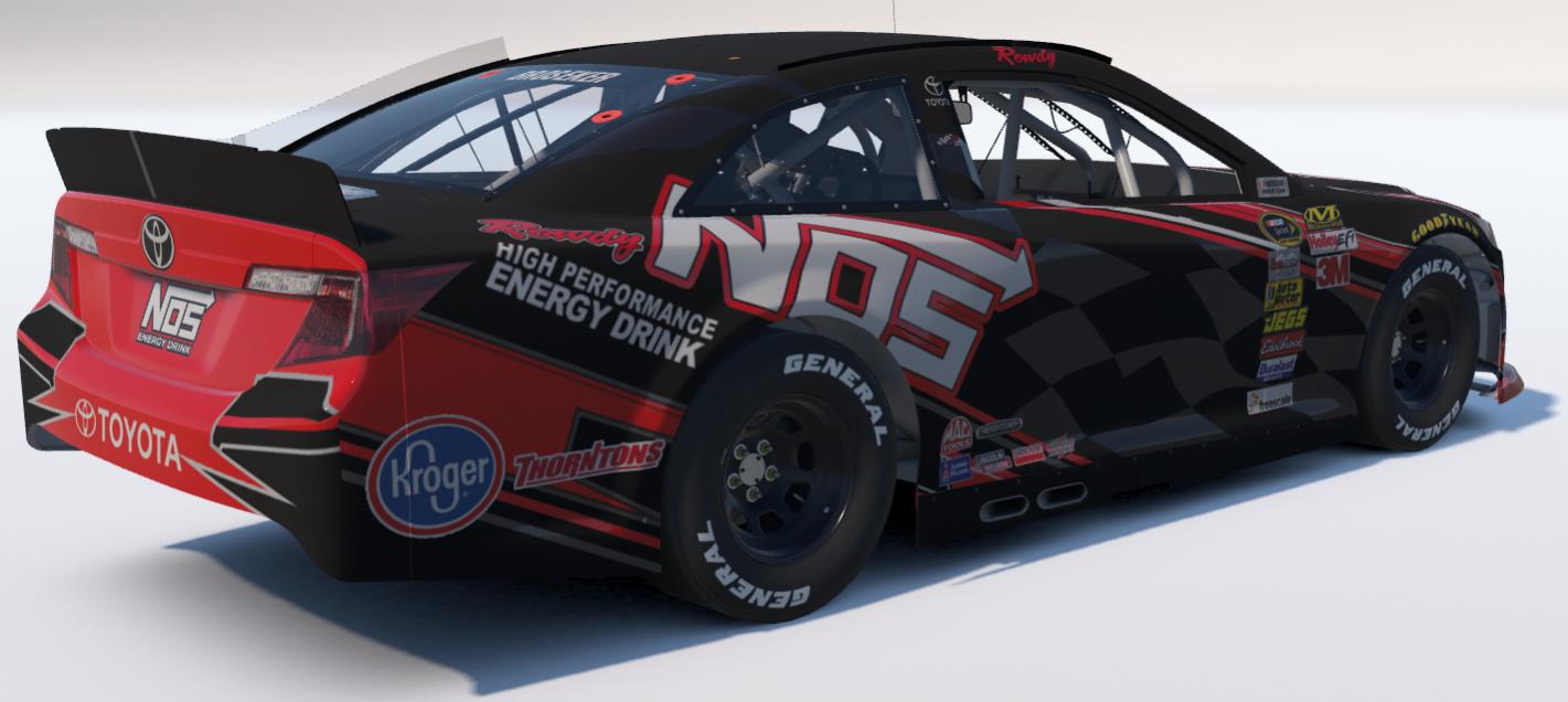 Preview of AARCA Kyle Busch NOS Rowdy No Number Toyota Camry by James Broseker