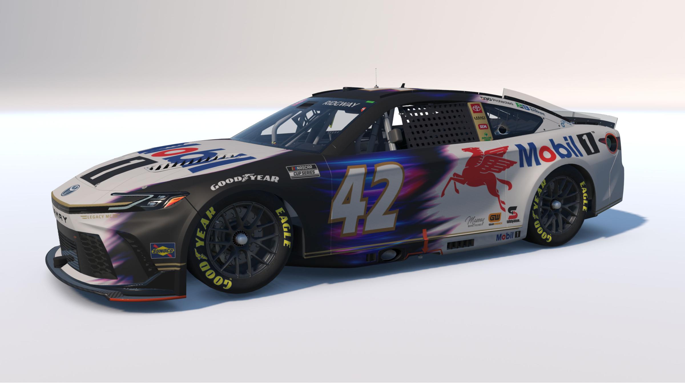 Preview of John Hunter Nemechek 2025 Mobil 1 Camry-No Number by Matt Ridgway
