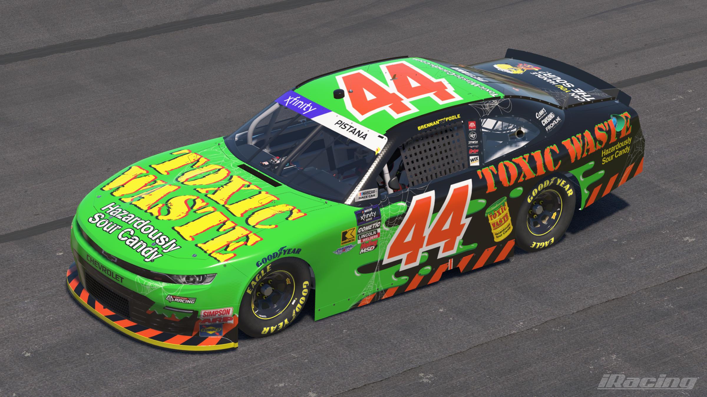 Preview of 2025 Brennan Poole #44 Toxic Waste Halloween by Ryan Pistana