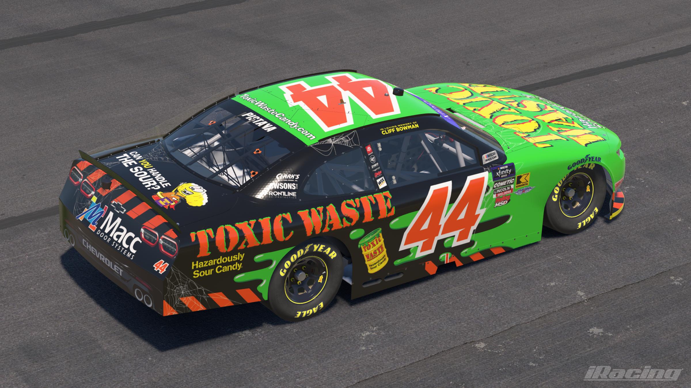 Preview of 2025 Brennan Poole #44 Toxic Waste Halloween by Ryan Pistana
