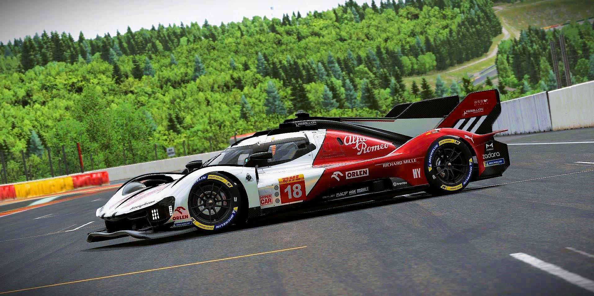 Preview of Alfa Romeo 499P - WEC Livery Concept - White by Samuel J Ball