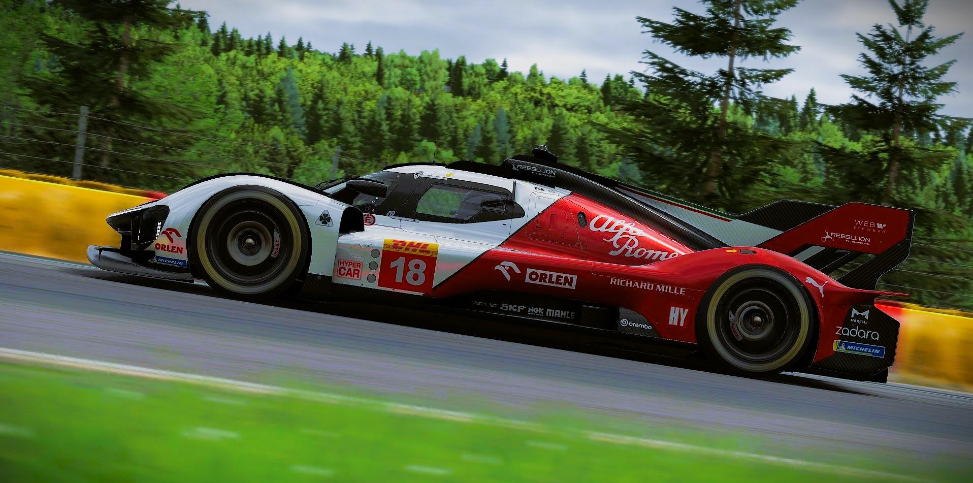 Preview of Alfa Romeo 499P - WEC Livery Concept - White by Samuel J Ball