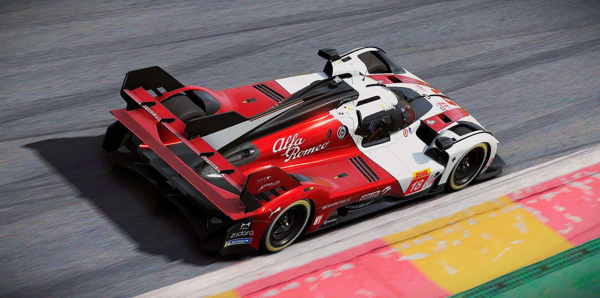 Preview of Alfa Romeo 499P - WEC Livery Concept - White by Samuel J Ball